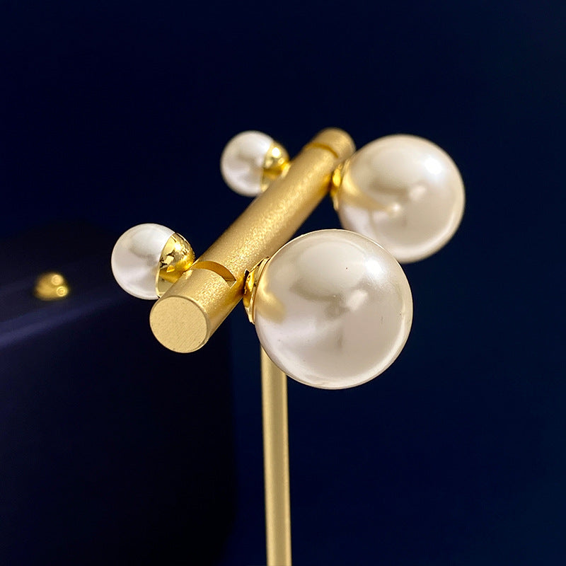 1 Pair Casual Pearl Artificial Pearl Artificial Pearls Ear Studs