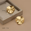 1 Pair Simple Style Heart Shape Polishing Plating Stainless Steel 18K Gold Plated Ear Studs