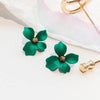 1 Pair Sweet Flower Stoving Varnish Alloy Ear Studs