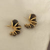 1 Pair Elegant Simple Style Geometric Plating Tiger Eye Drop Earrings Ear Studs