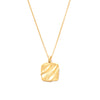 Sterling Silver Sweet Geometric Plating Inlay Pearl Necklace