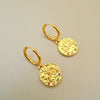 1 Pair Retro Simple Style Irregular Devil's Eye Plating Copper Drop Earrings