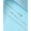 Sterling Silver Simple Style Geometric Plating Necklace