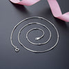 Sterling Silver Simple Style Geometric Plating Necklace