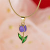 Simple Style Classic Style Flower Alloy Plating Gold Plated Women's Pendant Necklace