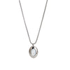 Titanium Steel 18K Gold Plated Casual Simple Style Oval Inlay Shell Pendant Necklace