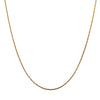 Casual Simple Style Solid Color Stainless Steel 18k Gold Plated Necklace