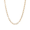 Casual Simple Style Solid Color Stainless Steel 18k Gold Plated Necklace