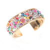 Simple Style Classic Style Color Block Zircon Artificial Gemstones Wholesale Bangle