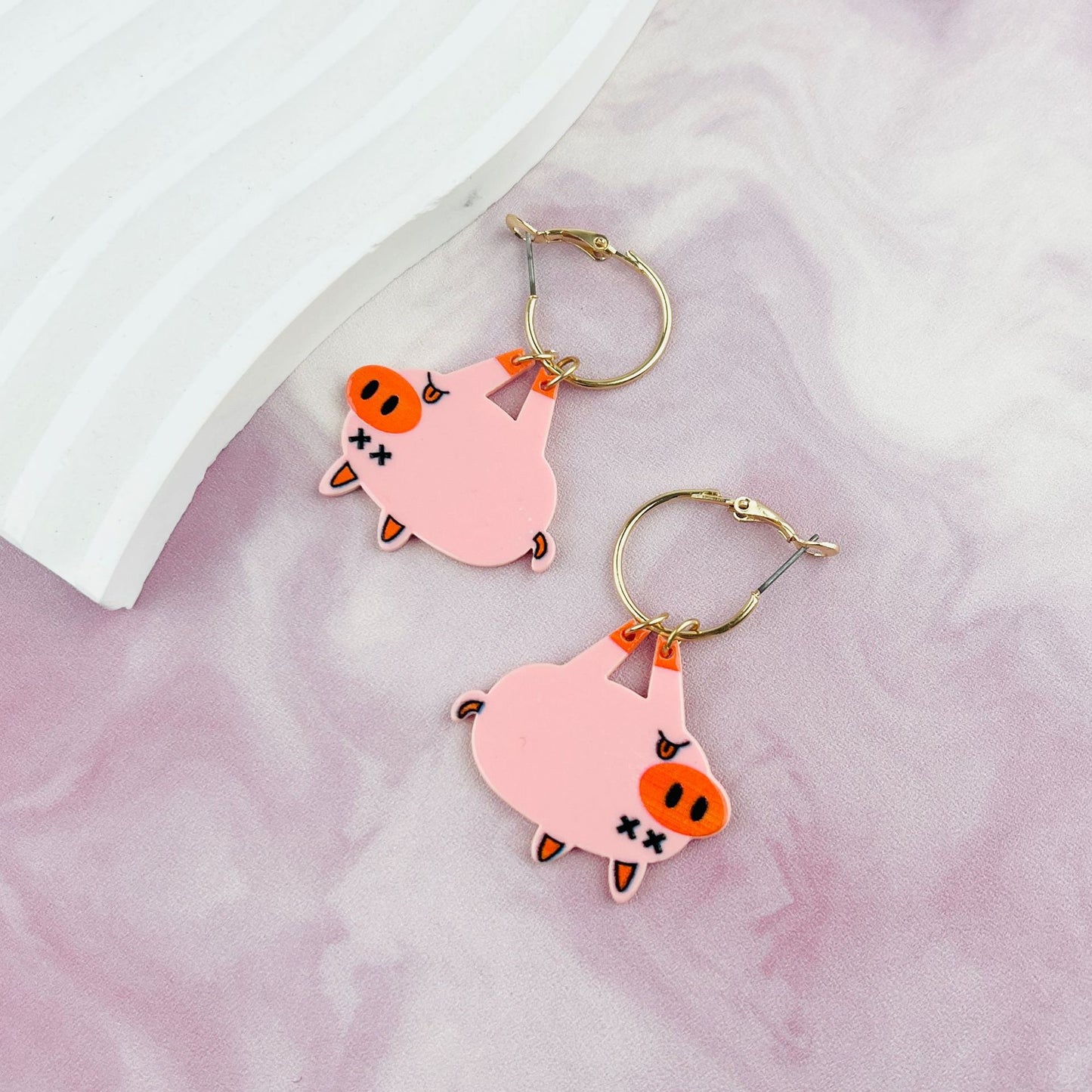 1 Pair Cartoon Style Cute Animal Arylic Drop Earrings