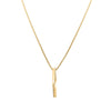 Casual Simple Style Commute Geometric Stainless Steel Twist Polishing 18K Gold Plated Unisex Pendant Necklace