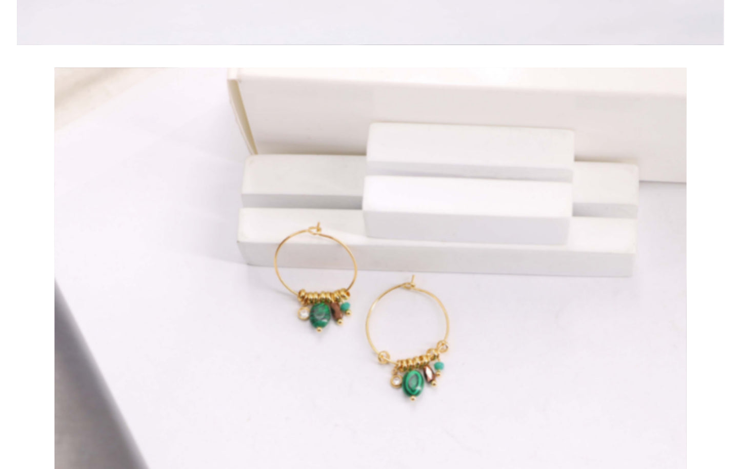 1 Pair Retro Geometric Plating Inlay Stainless Steel Zircon Earrings