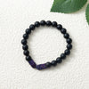 Hip-Hop Geometric Color Block Alloy Blackstone Beaded Unisex Bracelets