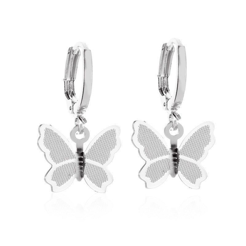 Cute Butterfly Alloy None Plating Women's Necklace