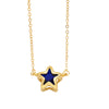 Copper Simple Style Star Plating Inlay Zircon Pendant Necklace