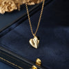 Sterling Silver White Gold Plated Gold Plated Elegant Simple Style Heart Shape Pendant Necklace