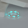 Wholesale Jewelry Simple Style Leaves Texture Resin Copper Zircon Inlay Rings