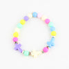 Sweet Cross Devil's Eye Color Block Arylic Alloy Polyester Beaded Women's Bracelets