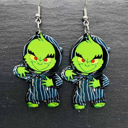 1 Pair Vacation Cartoon Character Arylic Earrings