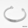 Stainless Steel Casual Simple Style Geometric Plating Bangle