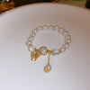 Fashion Star Heart Shape Butterfly Artificial Pearl Wholesale Bracelets