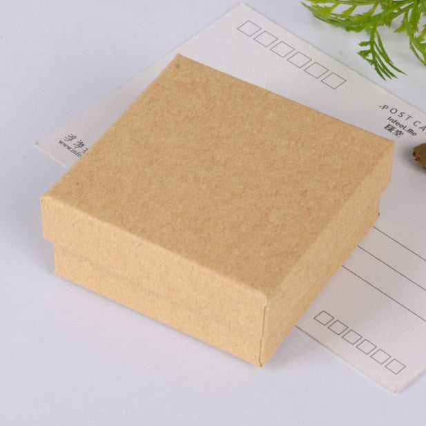 Simple Style Solid Color Paper Jewelry Boxes