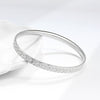 Sterling Silver Silver Plated Casual Simple Style Geometric Bangle