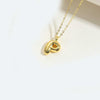 Copper 14K Gold Plated Simple Style Letter Pendant Necklace