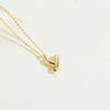 Copper 14K Gold Plated Simple Style Letter Pendant Necklace