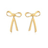 Copper 18K Gold Plated Vintage Style Bow Knot Jewelry Set