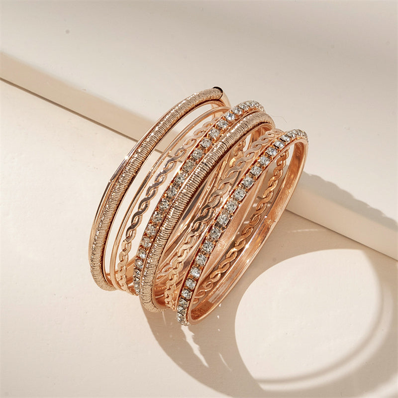 Casual Simple Style Geometric Alloy Wholesale Bangle