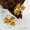 1 Pair Exaggerated Flower Plating Inlay Stainless Steel Zircon 18K Gold Plated Drop Earrings