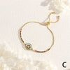 Copper 18K Gold Plated IG Style Ethnic Style Commute Devil's Eye Enamel Inlay Zircon Bracelets
