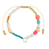 Sweet Letter Heart Shape Imitation Pearl Rope Beaded Women's Bracelets