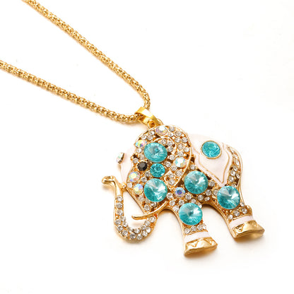 IG Style Shiny Geometric Zinc Alloy Plating Inlay Artificial Pearls Opal Zircon Women's Pendant Necklace