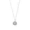 Titanium Steel Simple Style Geometric Plating Inlay Zircon Pendant Necklace