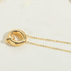 Copper 14K Gold Plated Vintage Style Simple Style Commute Letter Pendant Necklace