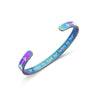 Stainless Steel Casual Simple Style C Shape Letter Cuff Bracelets