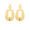 1 Pair Retro Round Plating Inlay Iron Pearl Drop Earrings