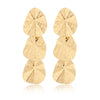 1 Pair Retro Oversized Round Plating Iron Gold Plated Drop Earrings