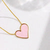 Stainless Steel Simple Style Classic Style Heart Shape Pendant Necklace