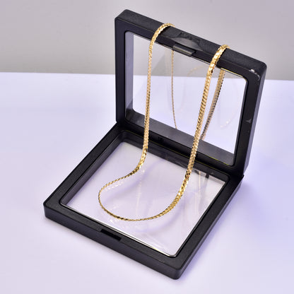 Titanium Steel 18K Gold Plated Simple Style Solid Color Necklace