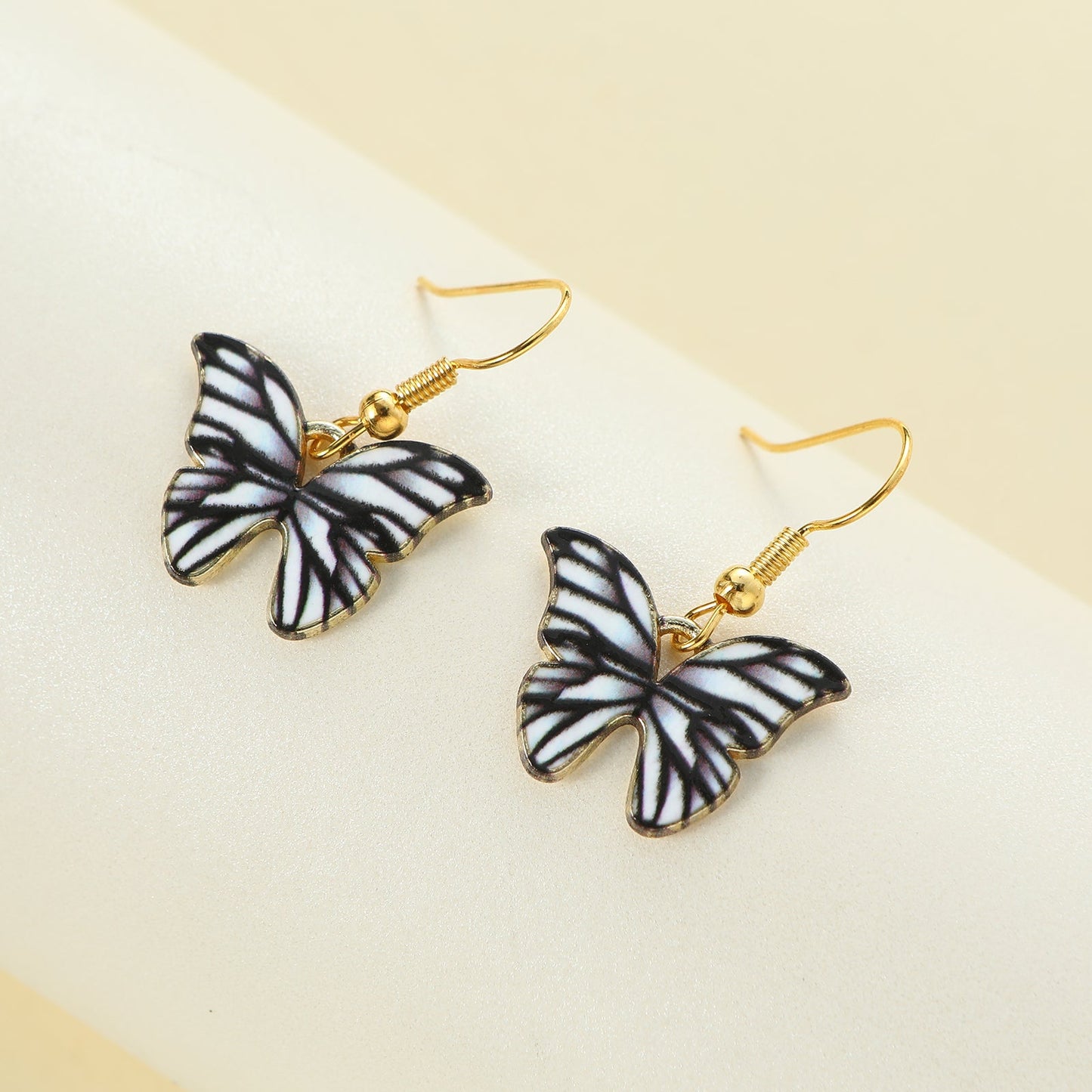 1 Piece Casual Simple Style Butterfly Alloy Drop Earrings