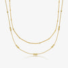 Sterling Silver 18K Gold Plated White Gold Plated Casual Simple Style Geometric Necklace