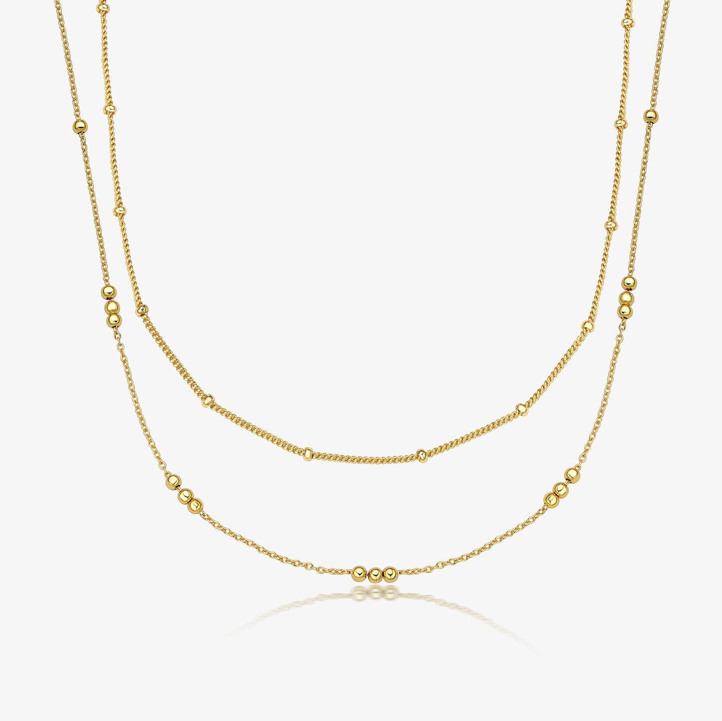 Sterling Silver 18K Gold Plated White Gold Plated Casual Simple Style Geometric Necklace