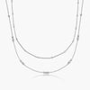 Sterling Silver 18K Gold Plated White Gold Plated Casual Simple Style Geometric Necklace