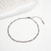 Casual Simple Style Solid Color Titanium Steel Knitting Women's Anklet