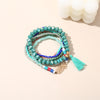 Ethnic Style Simple Style Pineapple Bird Glass Beaded Tassel Women's Bracelets