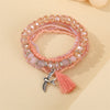 Ethnic Style Simple Style Pineapple Bird Glass Beaded Tassel Women's Bracelets