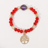 Pastoral Life Tree Artificial Crystal Women's Bracelets